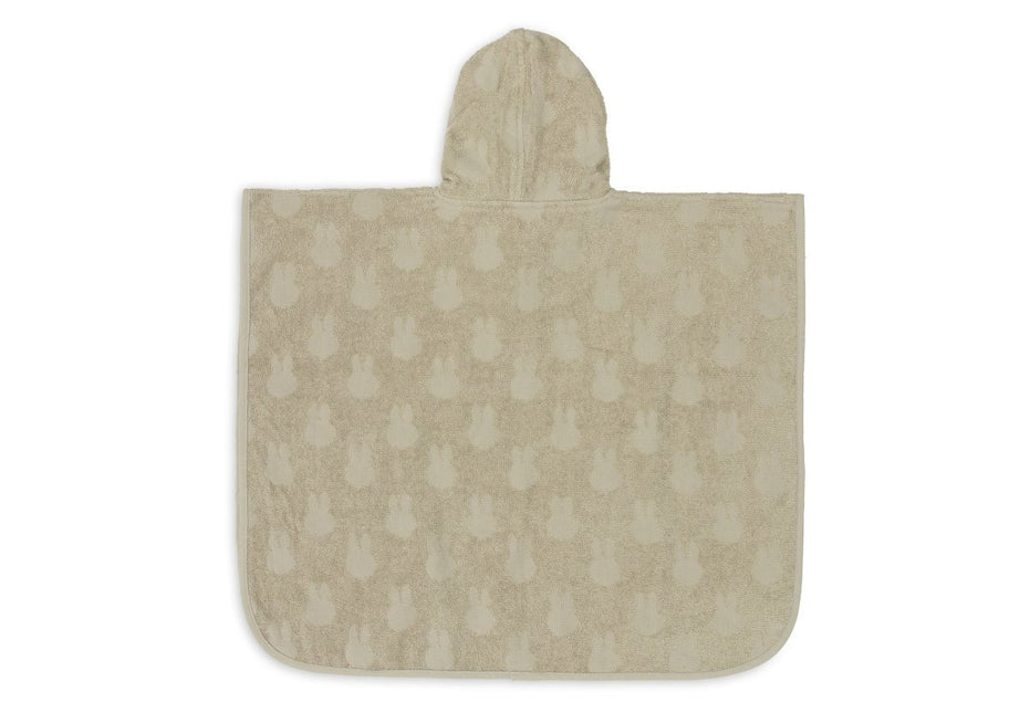 Badponcho Badstof Miffy Jacquard - Olive Green - Babywinkel - 8717329378773