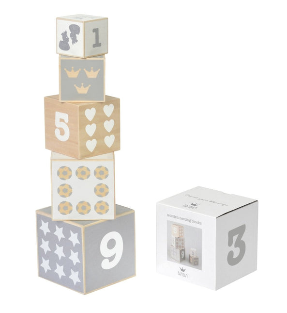 BamBam Houten Speelgoed Nesting Blokken 12 mnd koop je bij Babywinkel