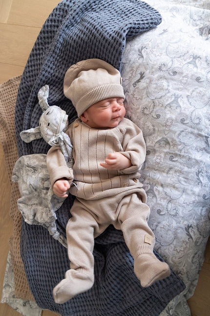 Bamboom Baby Broekje Met Voetjes Knitted Camel - Bamboom - Babywinkel - 8053847230217