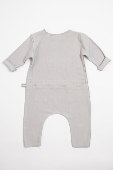 Bamboom Baby Jumpsuit Grijs/Ivoor - Bamboom - Babywinkel - 8053306051964