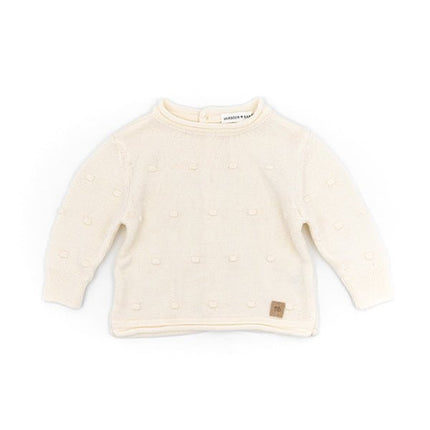 Bamboom Baby Trui Knitted Pompon Wit - Bamboom - Babywinkel - 8056201839613