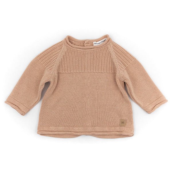 Bamboom Baby Trui Knitted Rib Roze koop je bij Babywinkel