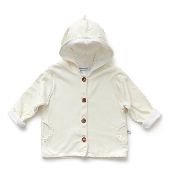 Bamboom Baby Vestje Met Capuchon Creme - Bamboom - Babywinkel - 8053306052190