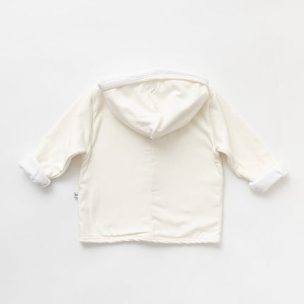 Bamboom Baby Vestje Met Capuchon Creme - Bamboom - Babywinkel - 8053306052190