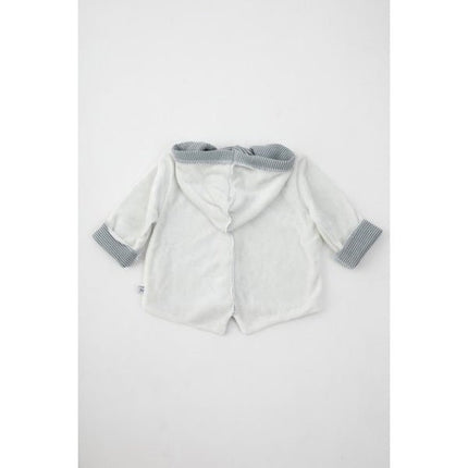 Bamboom Baby Vestje Met Capuchon Velvet Off White - Bamboom - Babywinkel - 8053306053074