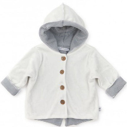 Bamboom Baby Vestje Met Capuchon Velvet Off White - Bamboom - Babywinkel - 8053306053074