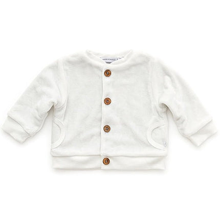 Bamboom Baby Vestje Velvet Off White - Bamboom - Babywinkel - 8054701478318