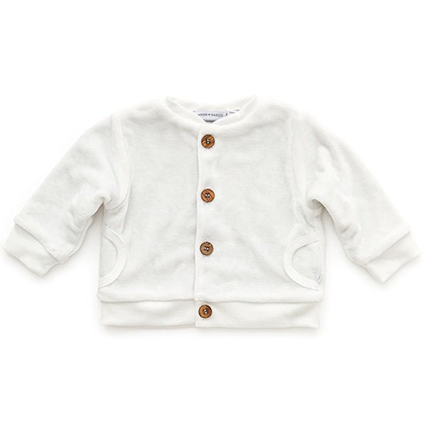 Bamboom Baby Vestje Velvet Off White - Bamboom - Babywinkel - 8054701478318