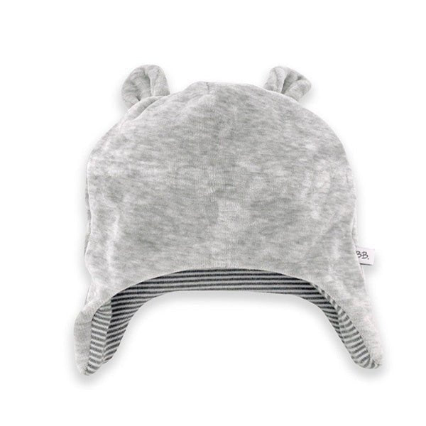 Bamboom Babymutsje Beanie Velvet Medium Grijs Mele - Bamboom - Babywinkel - 8054701478578