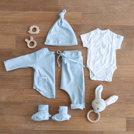 Bamboom Bijtring Hout Haasje Licht Blauw - Bamboom - Babywinkel - 8053306051407