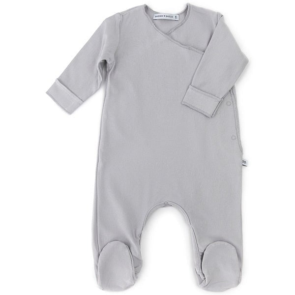 Bamboom Boxpakje Met Voetjes Grijs/Ivoor koop je bij Babywinkel
