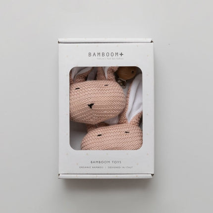 Bamboom Knuffel Met Clip Roze - Bamboom - Babywinkel - 8053306051483