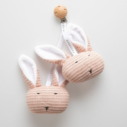 Bamboom Knuffel Met Clip Roze - Bamboom - Babywinkel - 8053306051483