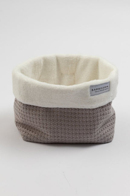 Bamboom Mandje Soft Stone Warm Grijs koop je bij Babywinkel