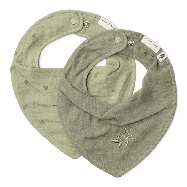 Bandana slab set van 2 - Pure Sage - Babywinkel - 8721122584248
