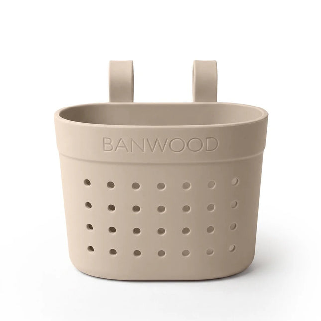Banwood Kinderstep- en Fietsmandje Pin & Ride Sand koop je bij Babywinkel