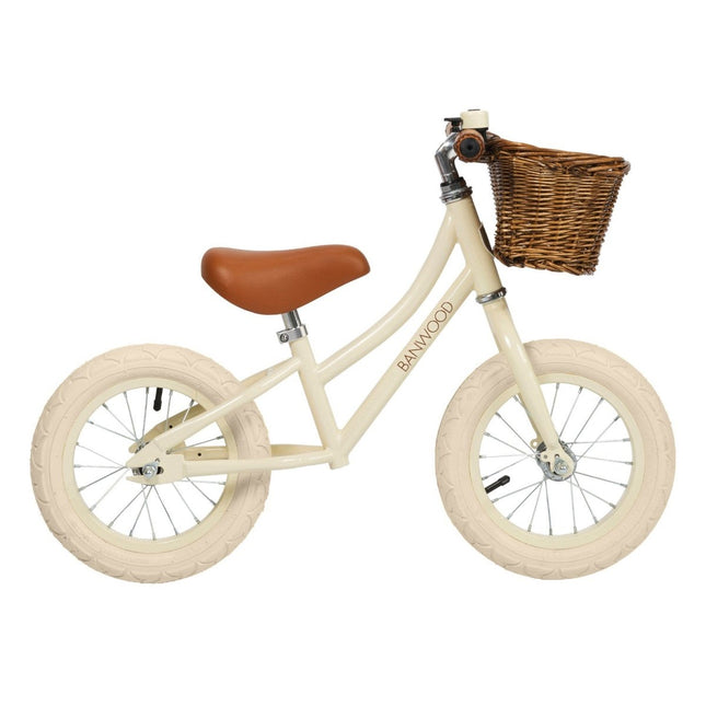 Banwood Loopfiets First Go Cream koop je bij Babywinkel