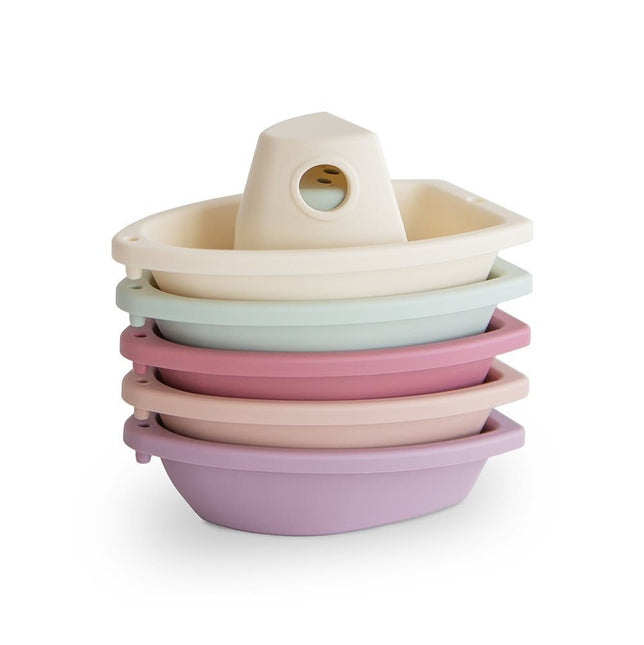 Mushie Badspeelgoed Boats Pastel koop je bij Babywinkel