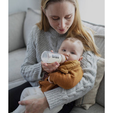 BIBS Babyfles Glas 110ml Woodchuck - BIBS - Babywinkel - 5713795238668