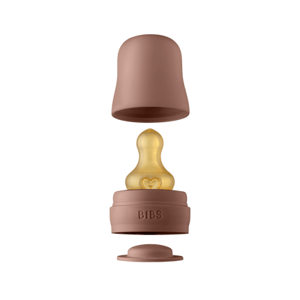 BIBS Babyfles Glas 110ml Woodchuck - BIBS - Babywinkel - 5713795238668