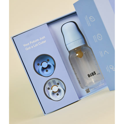 BIBS Giftbox Sprinkle Baby Blue