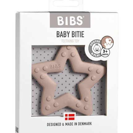 BIBS Bijtspeeltje Ster Blush - BIBS - Babywinkel - 5713795204298