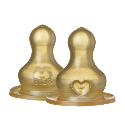 BIBS Flesspeen Medium Flow Latex 2st - BIBS - Babywinkel - 5713795220878