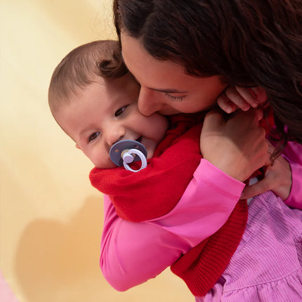 BIBS Spenen Pacifier Studio Fusion 2 pack Baby blue/petrol Speenmaat 1