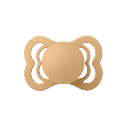 BIBS Speen Maat 1 Silicone Supreme Desert Sand koop je bij Babywinkel