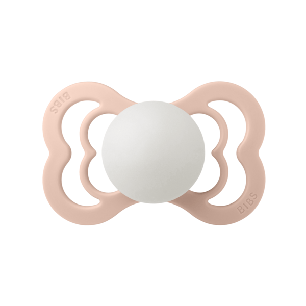 BIBS Speen Maat 2 Blush Night Supreme Silicone koop je bij Babywinkel
