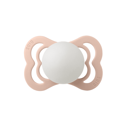 BIBS Speen Maat 2 Blush Night/Vanilla Night Supreme Silicone 2st - BIBS - Babywinkel - 5713795222537