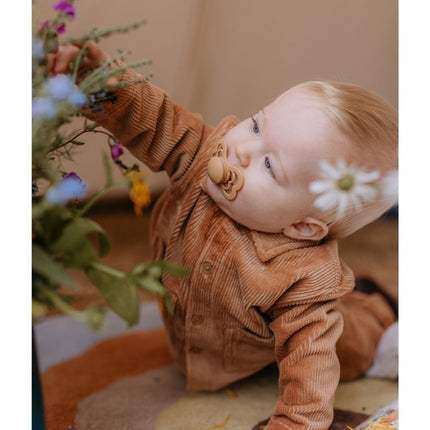 BIBS Speen Maat 2 Silicone Supreme Desert Sand/Sunshine 2st - BIBS - Babywinkel - 5713795230297
