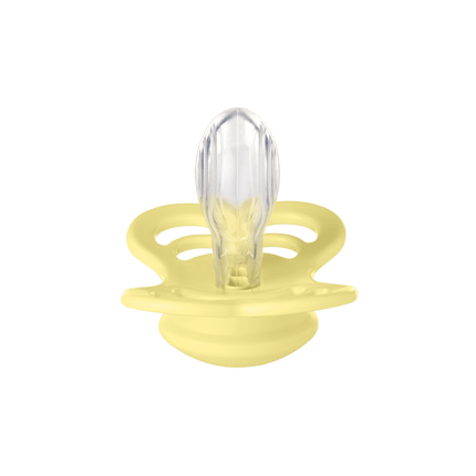 BIBS Speen Maat 2 Silicone Supreme Desert Sand/Sunshine 2st - BIBS - Babywinkel - 5713795230297