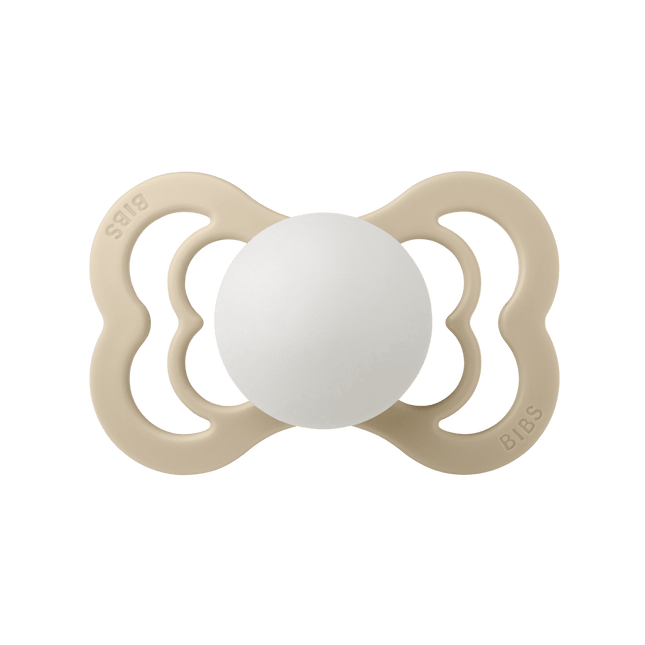 BIBS Speen Maat 2 Vanilla Night Supreme Silicone koop je bij Babywinkel