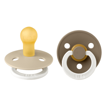 BIBS Speen Maat 2 Vanilla Night/Dark Oak Night 2st - BIBS - Babywinkel - 5713795220021