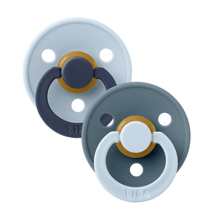 BIBS Spenen Pacifier Studio Fusion 2 pack Baby blue/petrol Speenmaat 3 koop je bij Babywinkel