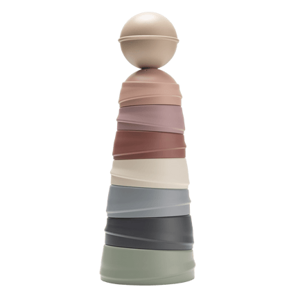 BIBS Stapeltoren Pastel Rainbow - BIBS - Babywinkel - 5713795226474