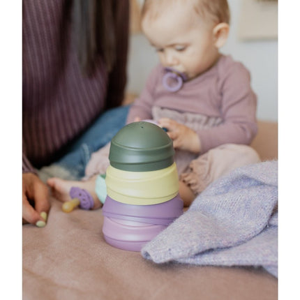BIBS Stapeltoren Pastel Rainbow - BIBS - Babywinkel - 5713795226474