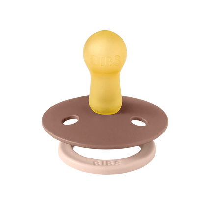 BIBS Spenen Pacifier Studio Fusion 2 pack Blush/Woodchuck speenmaat 3