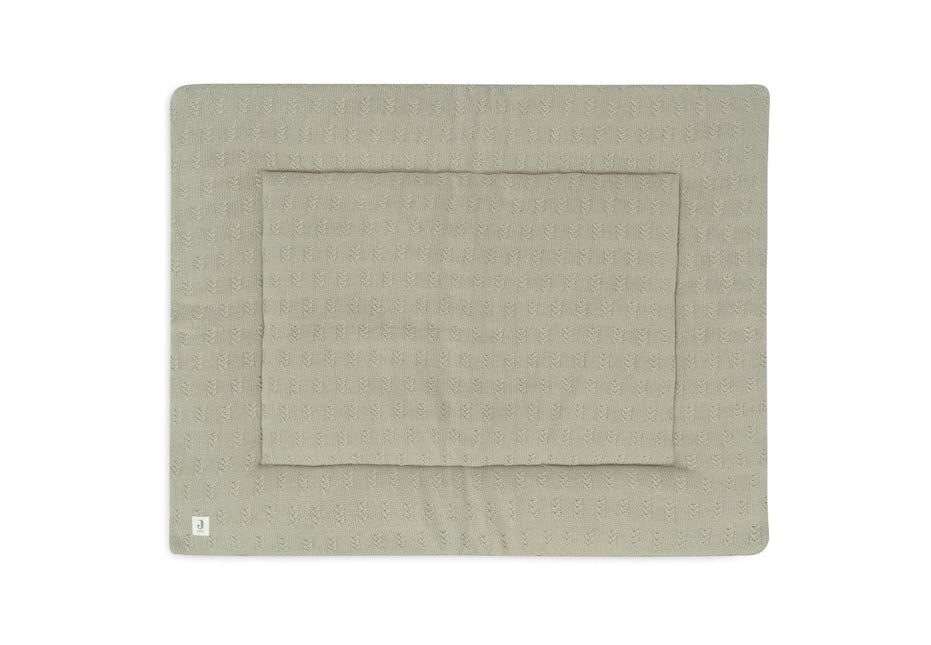 Jollein Boxkleed Grain Knit Olive Green 75X95Cm koop je bij Babywinkel