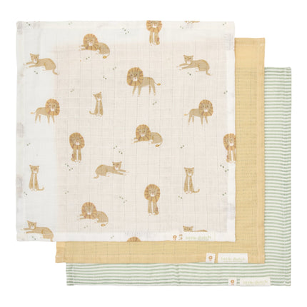 Little Dutch Monddoekje Safari Leo 3St