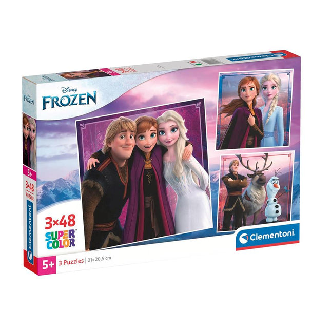 Clementoni Frozen Puzzel 3x48st. - Babywinkel - 8005125253067