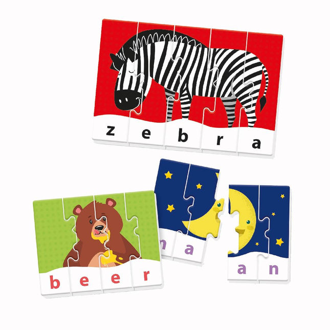 Clementoni Spelletje Puzzel Mijn Eerste Woordjes 16 Delig koop je bij Babywinkel