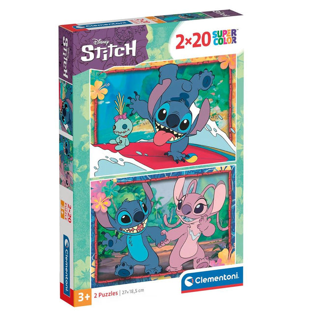 Clementoni Puzzel Stitch 2X20St koop je bij Babywinkel
