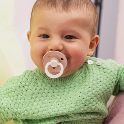 BIBS Spenen Pacifier Studio Fusion 2 pack Blush/Woodchuck speenmaat 2