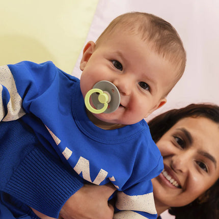 BIBS Spenen Pacifier Studio Fusion 2 pack Sage/Hunter green Maat 2