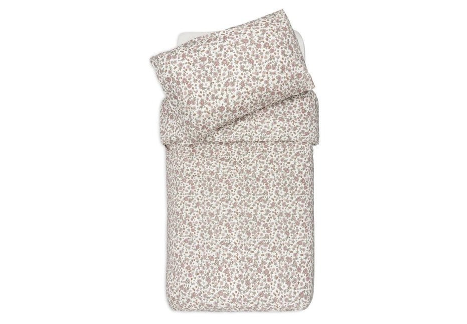 Dekbedovertrek met sloop 100x140cm - Retro Flowers - Babywinkel - 8717329376588
