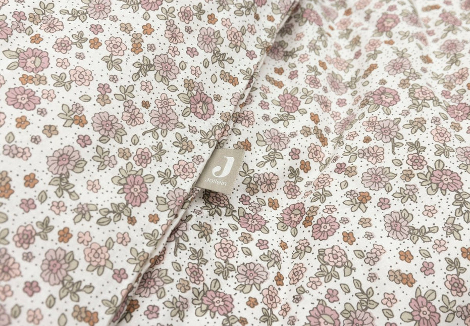 Dekbedovertrek met sloop 100x140cm - Retro Flowers - Babywinkel - 8717329376588
