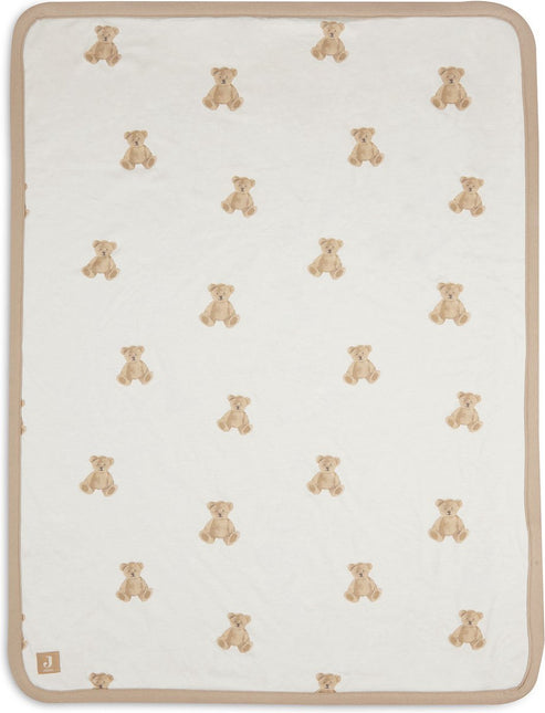 Deken Ledikant Jersey 100x150cm - Teddy Bear - Babywinkel - 8717329370067