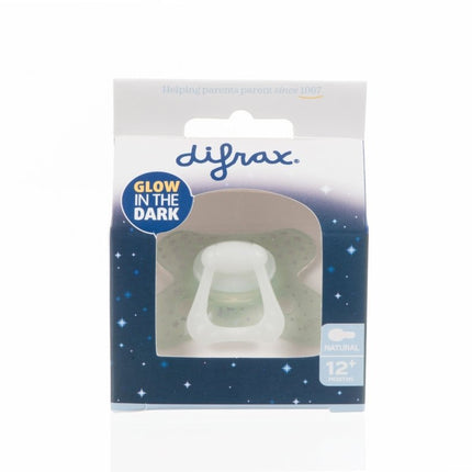 Difrax Speen 12+ Natural Nacht Glow In The Dark - Difrax - Babywinkel - 8711736055869